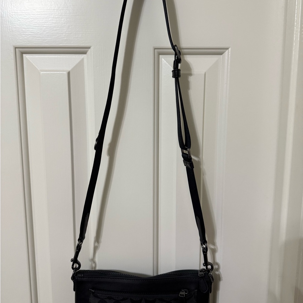 Coach Sleek Black Crossbody Bag